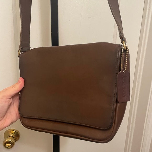 Coach|| Vintage Manhattan Lightweights Bistro Shoulder Bag from 1994, Rare,Brown - Picture 10 of 13